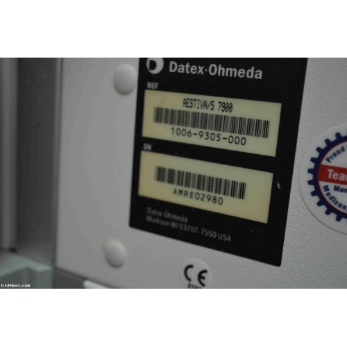 Datex Ohmeda Aestiva/5 7900 Anesthesia Machine