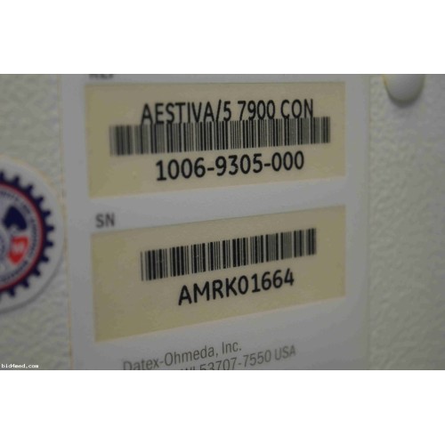 Datex Ohmeda Aestiva/5 7900 Anesthesia Machine