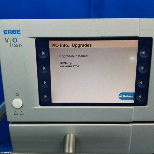 ERBE Vio 300D 1.7.10 biclamp with footswitch & cart