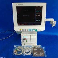 DATEX-OHMEDA S5 Cardiac monitor with module rack and arm