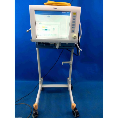 Drager Evita XL Ventilator with trolley