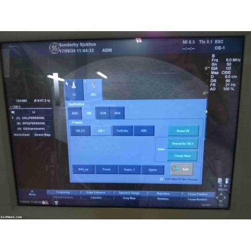 GE  Logiq A5 Ultrasound