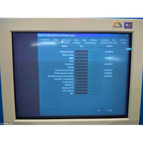 GE  VIVID 3 Ultrasound machine with 4 transducers