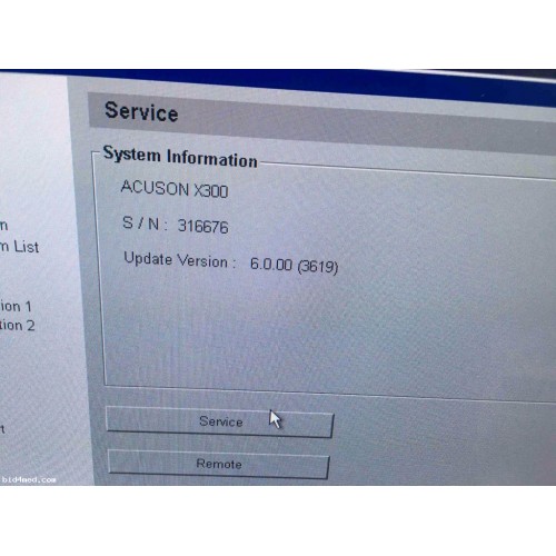 Siemens ACUSON X300 Ultrasound System premium edition