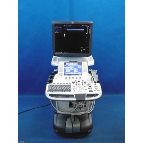 GE Logiq E9​ ultrasound machine with 2 transducers