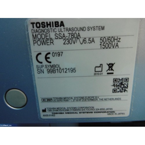 Toshiba Aplio MX ultrasound machine