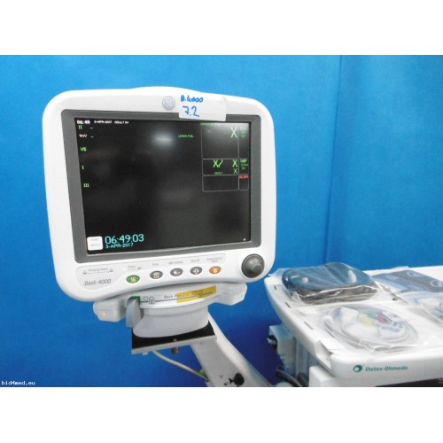 GE Datex Ohmeda S/5 Avance Anesthesia Machine set