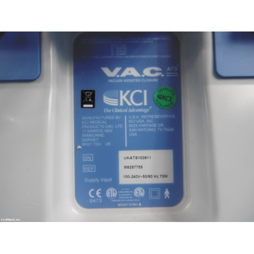 VAC KCI M6257755 Wound Management