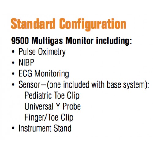 MEDRAD 9500 Multi-Gas MR-compatible Monitor